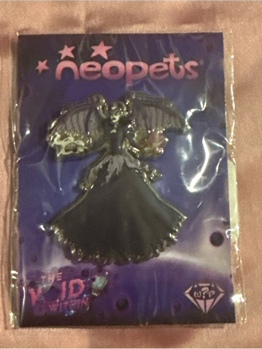 2026 SDCC Convention Exclusive Neopets Void Within Pin Darkest Faerie w/ Code T1
